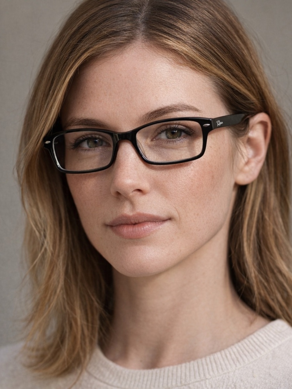 Ray-Ban Black Rectangular Prescription Glasses